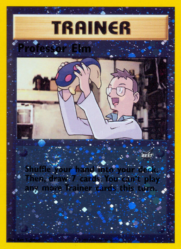 Professor Elm (3) [Best of Promos] | Galactic Gamez