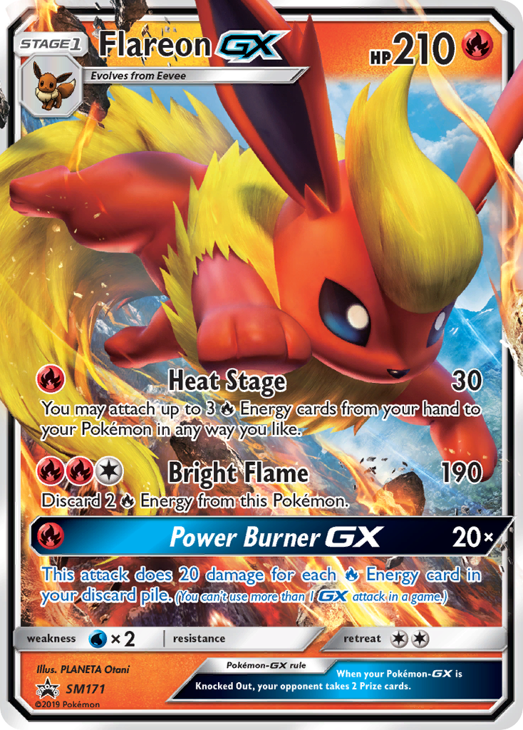 Flareon GX (SM171) [Sun & Moon: Black Star Promos] | Galactic Gamez