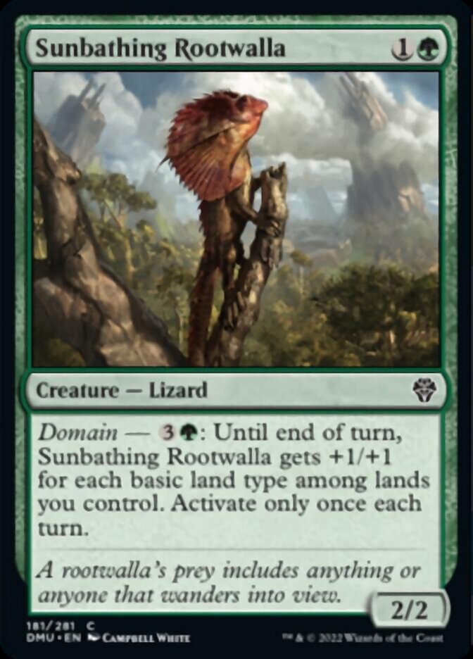 Sunbathing Rootwalla [Dominaria United] | Galactic Gamez