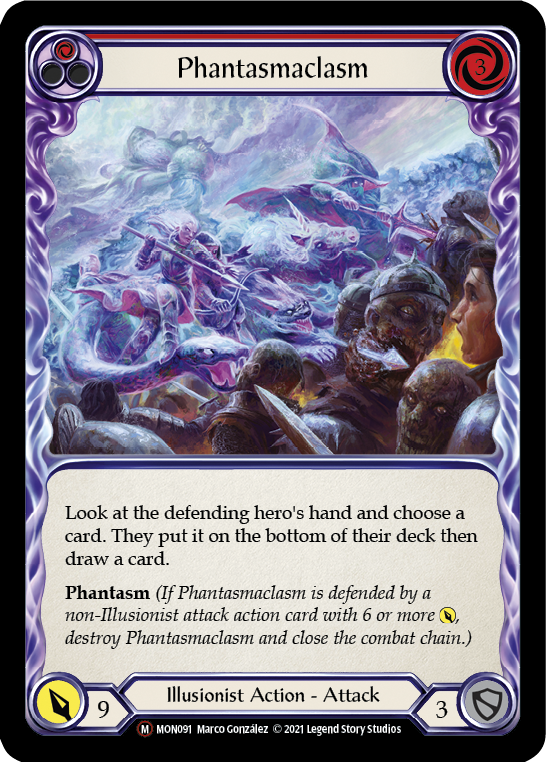 Phantasmaclasm (Rainbow Foil) [U-MON091-RF] Unlimited Edition Rainbow Foil | Galactic Gamez