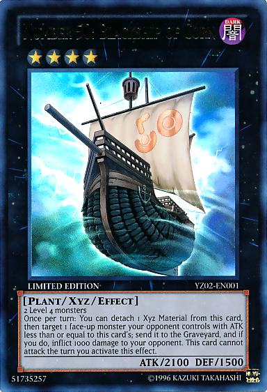 Number 50: Blackship of Corn [YZ02-EN001] Ultra Rare | Galactic Gamez
