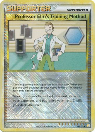 Professor Elm's Training Method (100/123) (League Promo) [HeartGold & SoulSilver: Base Set] | Galactic Gamez