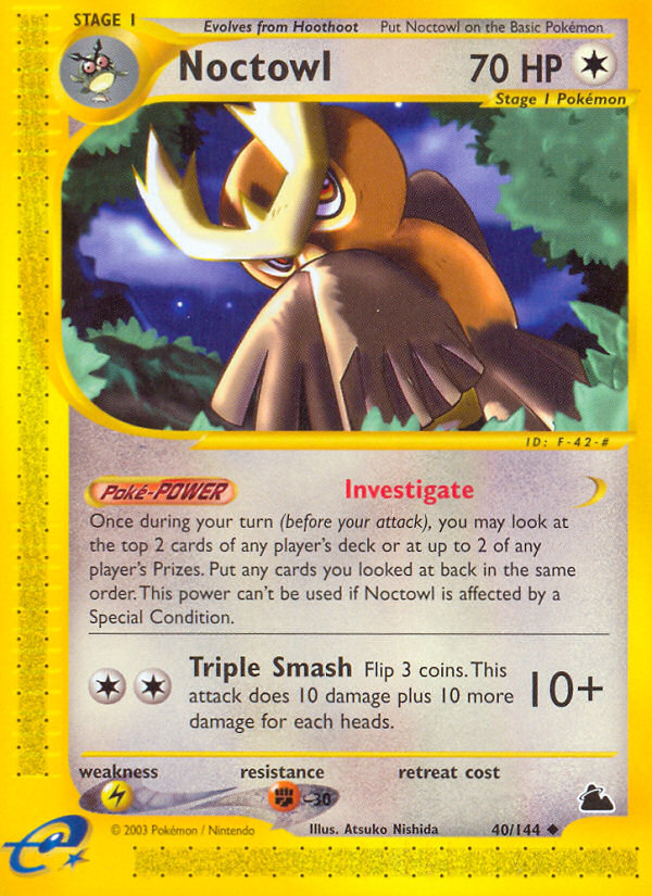 Noctowl (40/144) [Skyridge] | Galactic Gamez