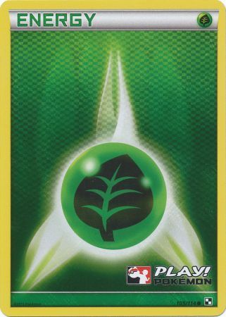 Grass Energy (105/114) (Play Pokemon Promo) [Black & White: Base Set] | Galactic Gamez