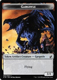 Gargoyle // Egg Double-sided Token [Commander 2019 Tokens] | Galactic Gamez