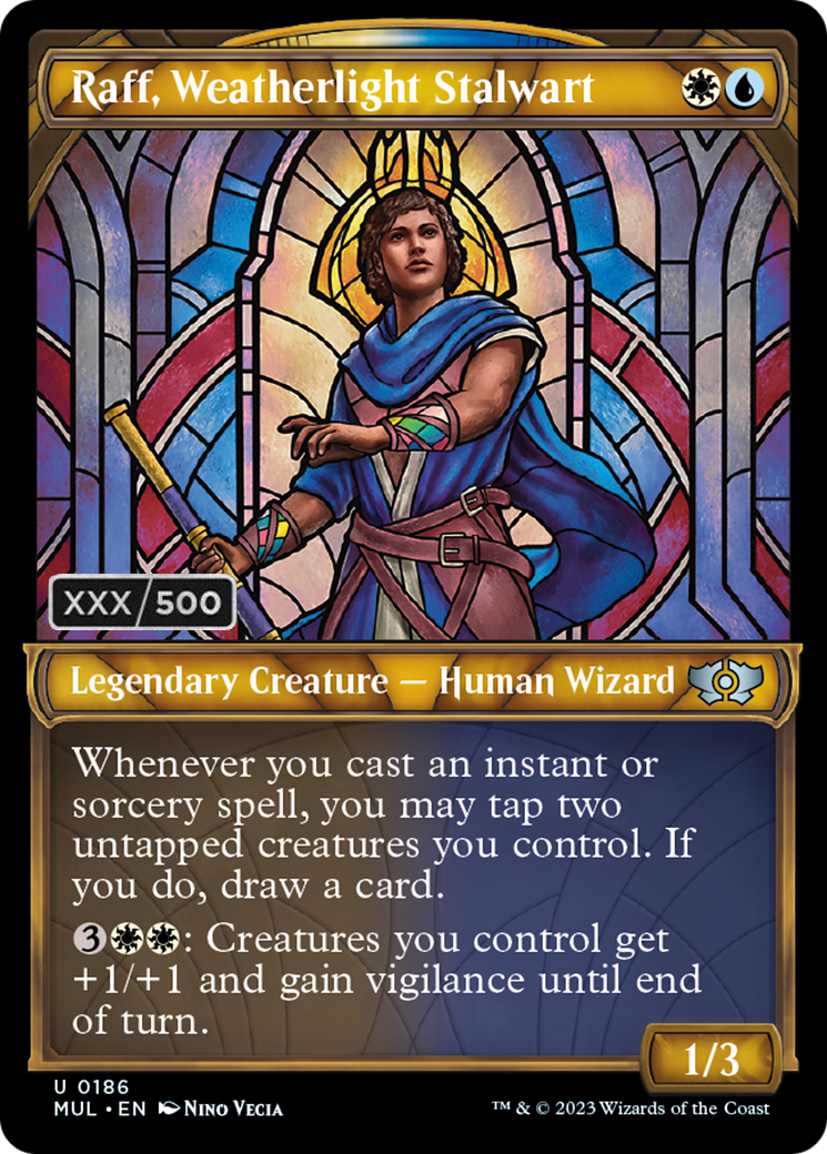 Raff, Weatherlight Stalwart (Serialized) [Multiverse Legends] | Galactic Gamez