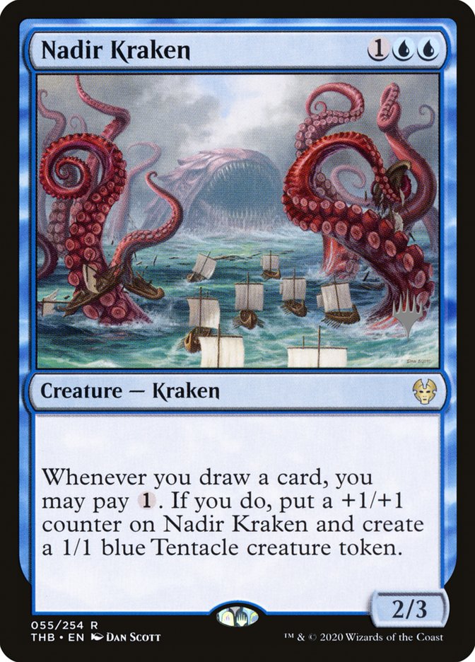 Nadir Kraken (Promo Pack) [Theros Beyond Death Promos] | Galactic Gamez