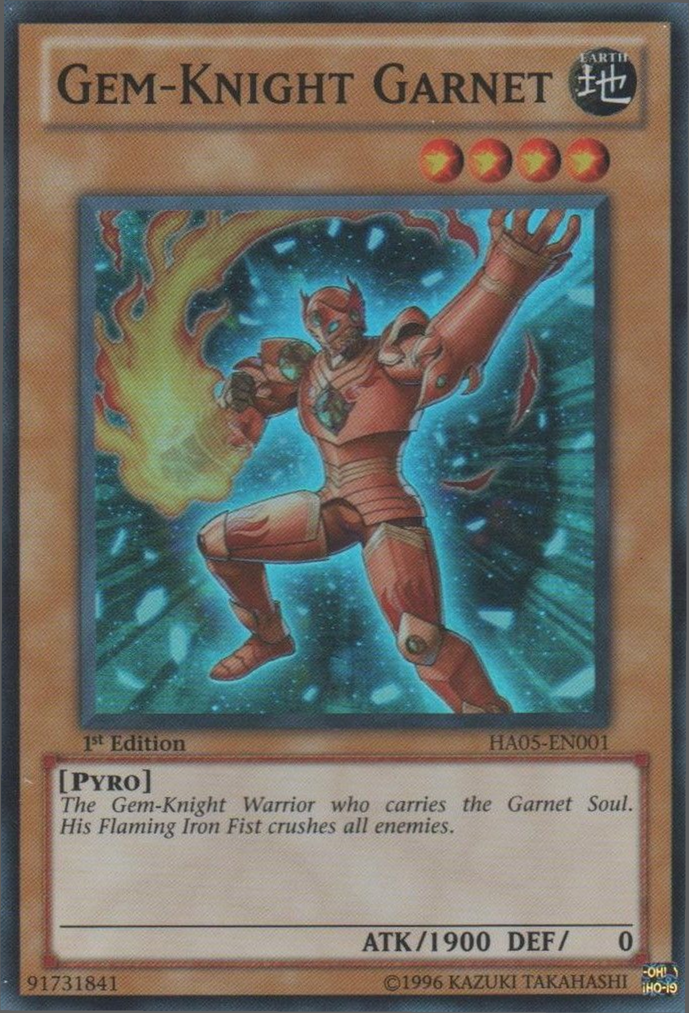 Gem-Knight Garnet [HA05-EN001] Super Rare | Galactic Gamez