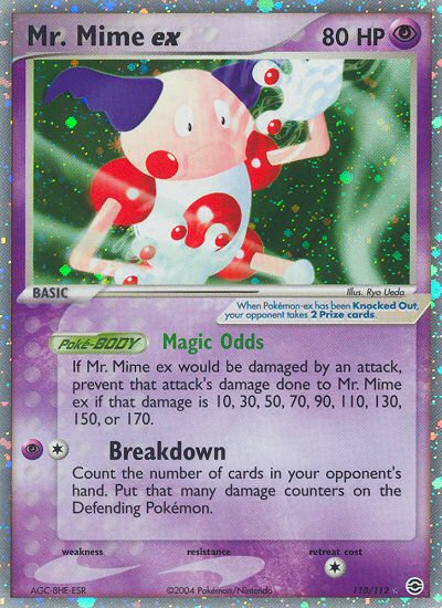 Mr. Mime ex (110/112) [EX: FireRed & LeafGreen] | Galactic Gamez