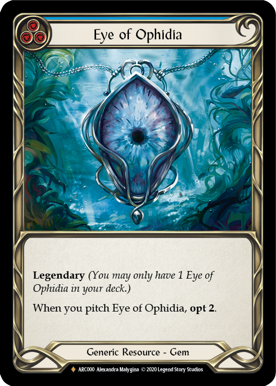 Eye of Ophidia [ARC000] Unlimited Edition Rainbow Foil | Galactic Gamez
