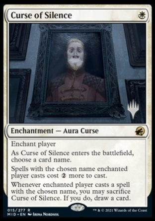 Curse of Silence (Promo Pack) [Innistrad: Midnight Hunt Promos] | Galactic Gamez