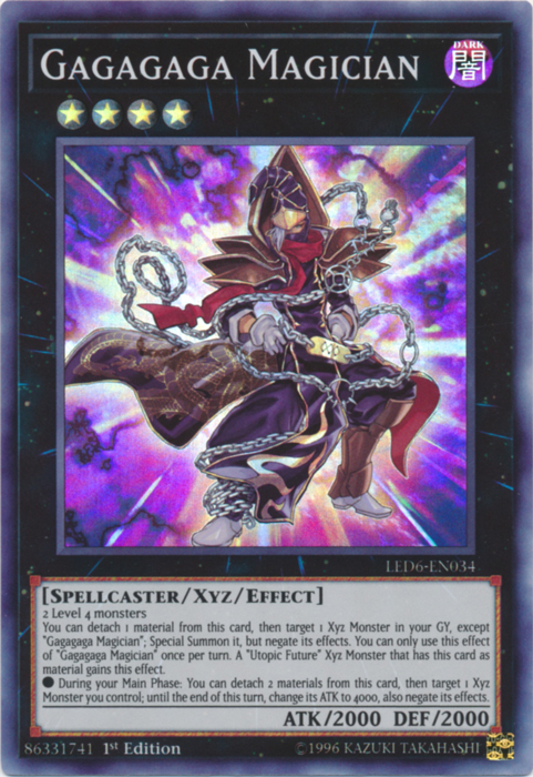 Gagagaga Magician [LED6-EN034] Super Rare | Galactic Gamez