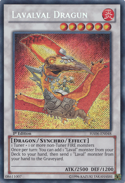 Lavalval Dragun [HA06-EN048] Secret Rare | Galactic Gamez