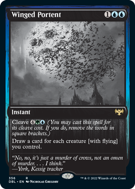 Winged Portent [Innistrad: Double Feature] | Galactic Gamez