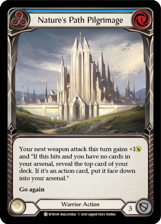 Nature's Path Pilgrimage (Blue) [U-WTR149] (Welcome to Rathe Unlimited)  Unlimited Normal | Galactic Gamez
