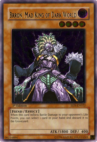 Brron, Mad King of Dark World [EEN-EN022] Ultimate Rare | Galactic Gamez