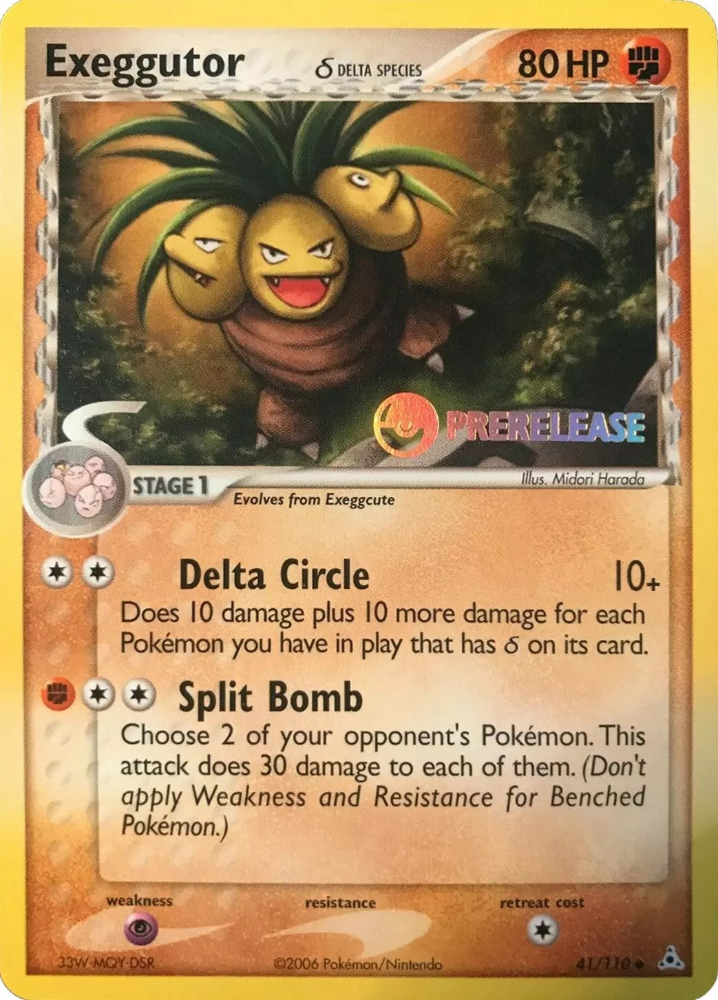 Exeggutor (41/110) (Prerelease) [EX: Holon Phantoms] | Galactic Gamez