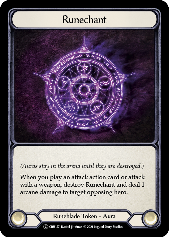 Runechant [U-CRU157-RF] Unlimited Rainbow Foil | Galactic Gamez