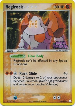 Regirock (28/110) (Stamped) [EX: Holon Phantoms] | Galactic Gamez