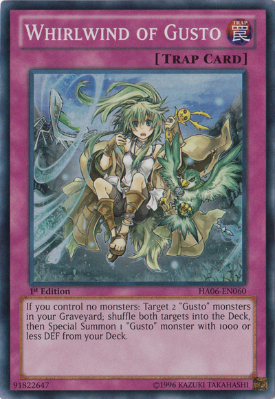 Whirlwind of Gusto [HA06-EN060] Super Rare | Galactic Gamez