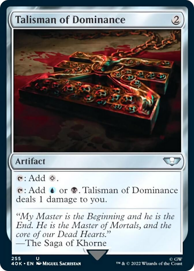 Talisman of Dominance (255) [Universes Beyond: Warhammer 40,000] | Galactic Gamez