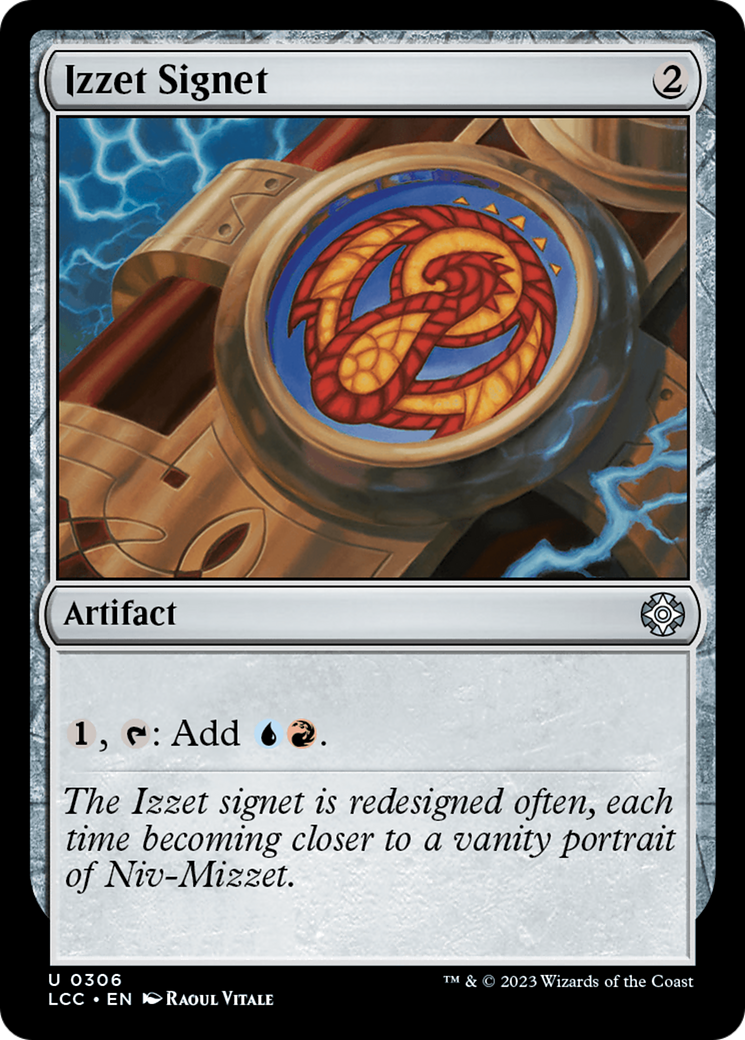 Izzet Signet [The Lost Caverns of Ixalan Commander] | Galactic Gamez