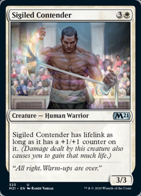 Sigiled Contender [Core Set 2021] | Galactic Gamez