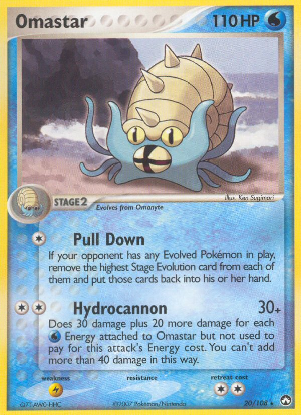 Omastar (20/108) [EX: Power Keepers] | Galactic Gamez