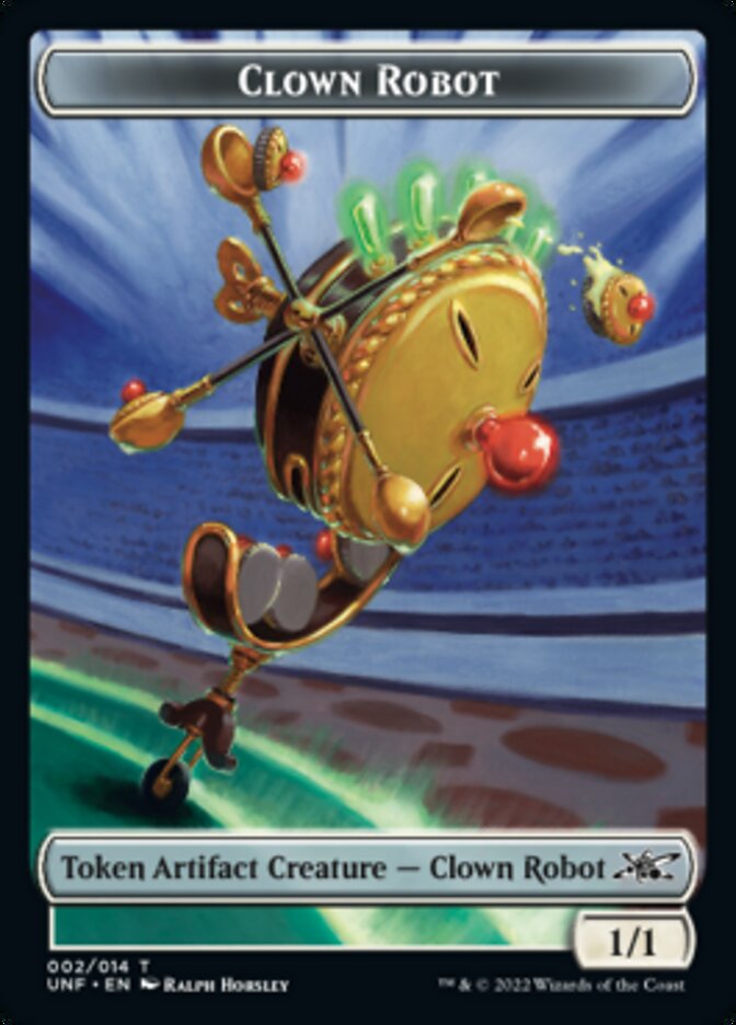 Clown Robot (002) Token [Unfinity Tokens] | Galactic Gamez