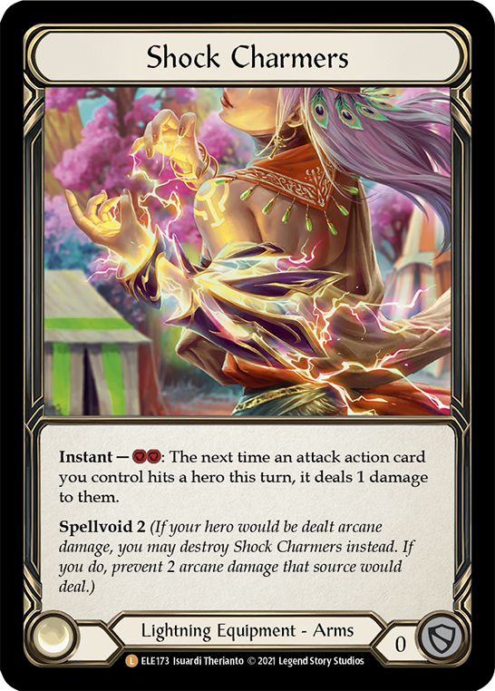 Shock Charmers [ELE173] (Tales of Aria)  1st Edition Cold Foil | Galactic Gamez