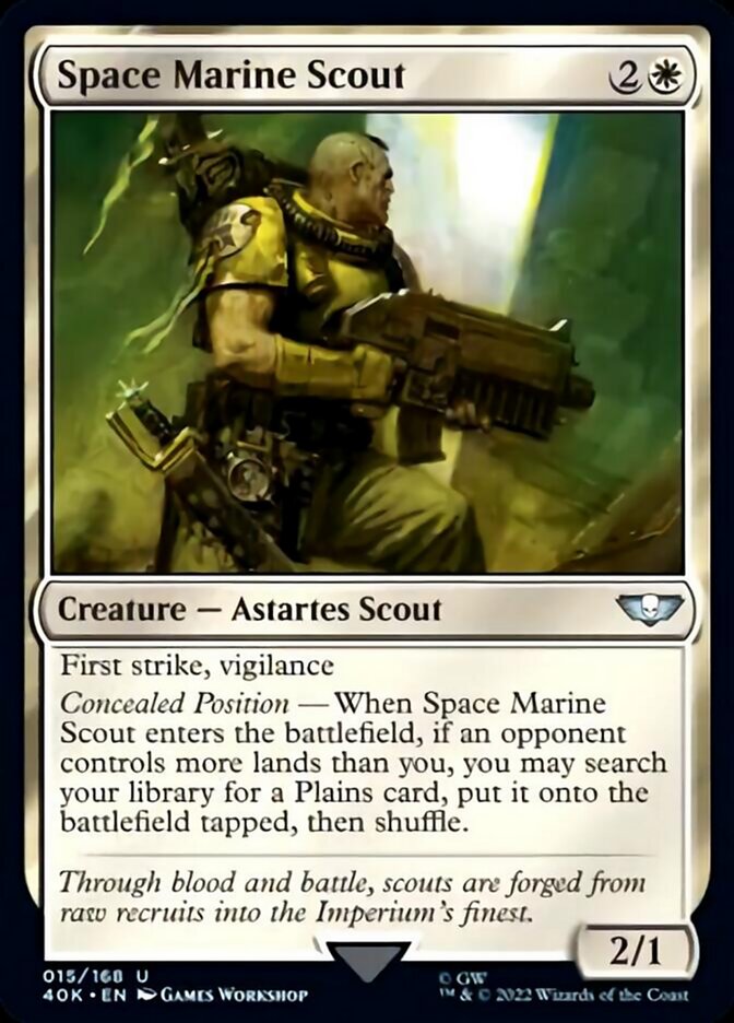 Space Marine Scout [Universes Beyond: Warhammer 40,000] | Galactic Gamez