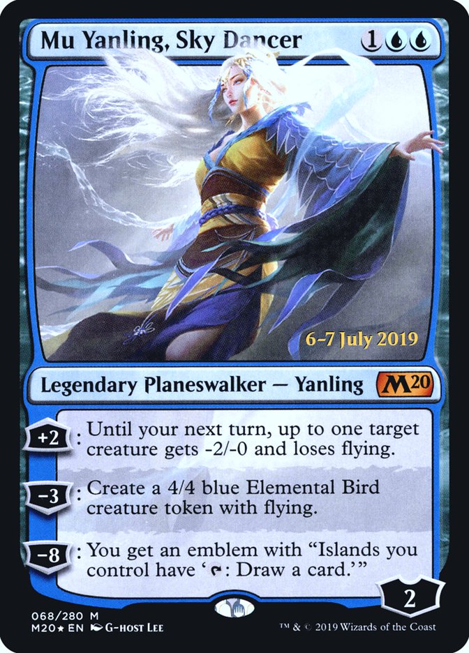 Mu Yanling, Sky Dancer  [Core Set 2020 Prerelease Promos] | Galactic Gamez