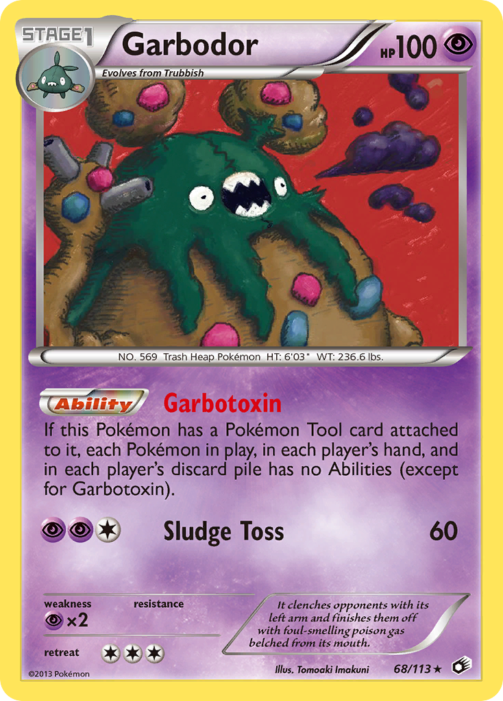 Garbodor (68/113) [Black & White: Legendary Treasures] | Galactic Gamez