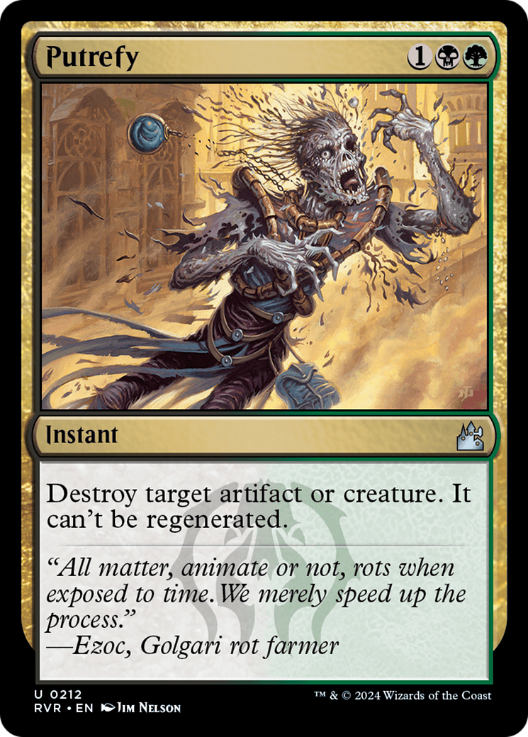 Putrefy [Ravnica Remastered] | Galactic Gamez