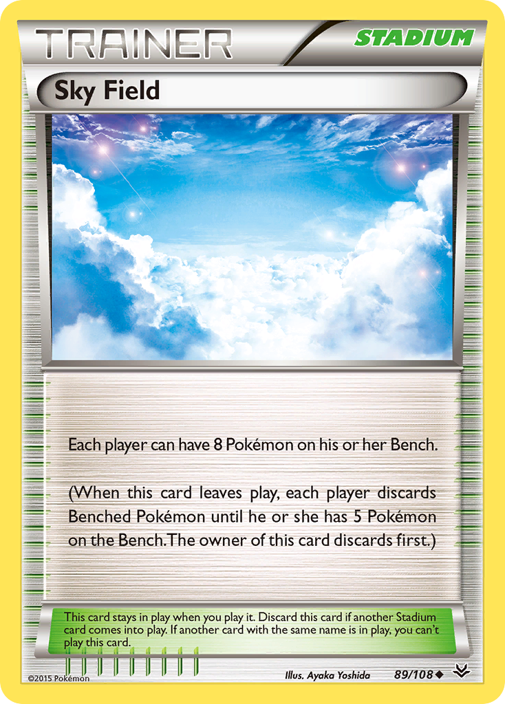 Sky Field (89/108) [XY: Roaring Skies] | Galactic Gamez