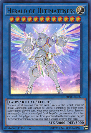 Herald of Ultimateness [MP15-EN157] Ultra Rare | Galactic Gamez
