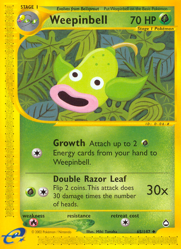 Weepinbell (65/147) [Aquapolis] | Galactic Gamez