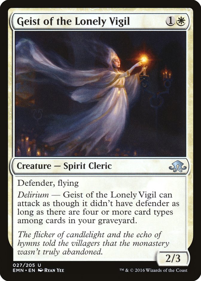 Geist of the Lonely Vigil [Eldritch Moon] | Galactic Gamez