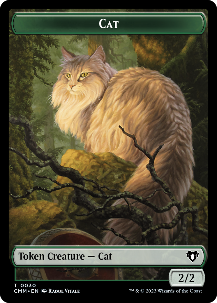 Cat Token (30) [Commander Masters Tokens] | Galactic Gamez