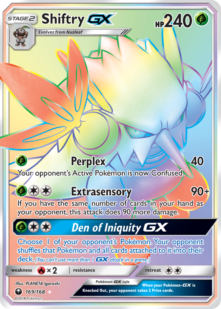 Shiftry GX (169/168) [Sun & Moon: Celestial Storm] | Galactic Gamez