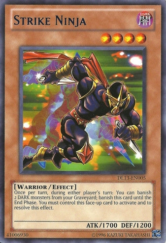 Strike Ninja (Blue) [DL13-EN005] Rare | Galactic Gamez