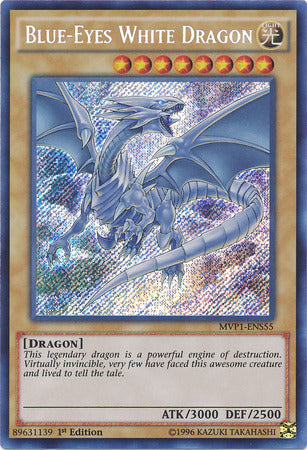 Blue-Eyes White Dragon [MVP1-ENS55] Secret Rare | Galactic Gamez