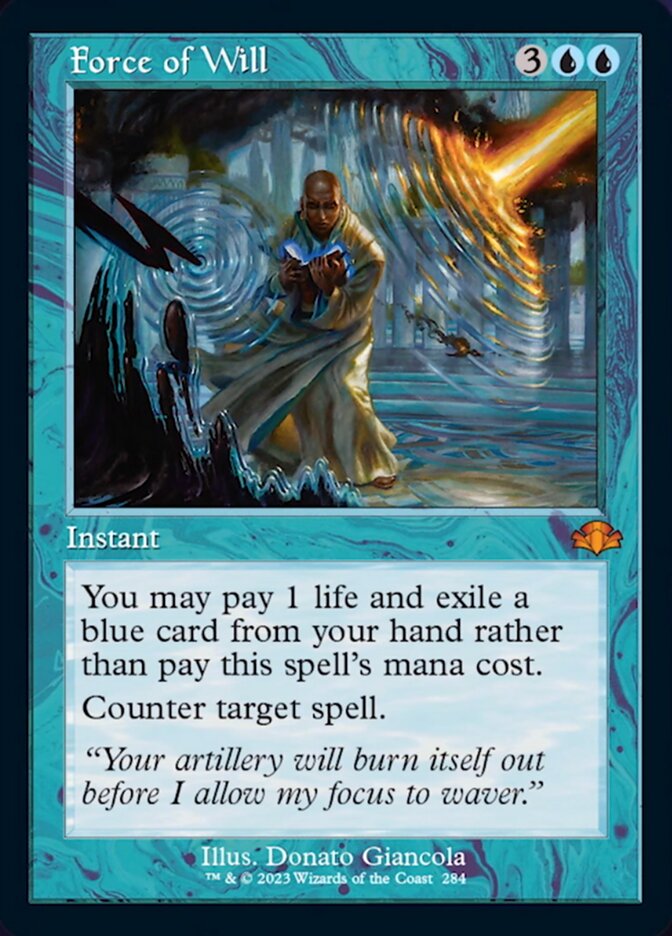 Force of Will (Retro) [Dominaria Remastered] | Galactic Gamez