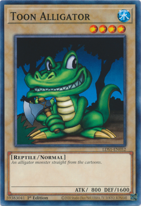 Toon Alligator [LDS1-EN052] Common | Galactic Gamez