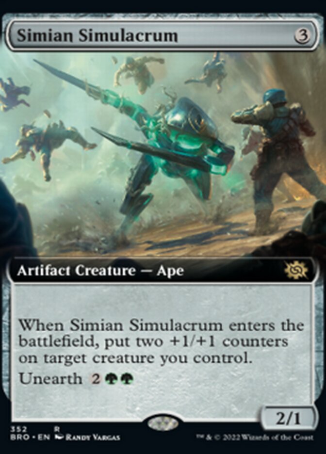 Simian Simulacrum (Extended Art) [The Brothers' War] | Galactic Gamez