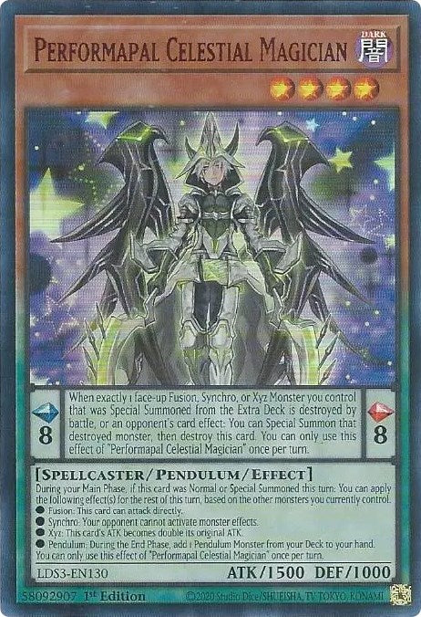 Performapal Celestial Magician (Red) [LDS3-EN130] Ultra Rare | Galactic Gamez