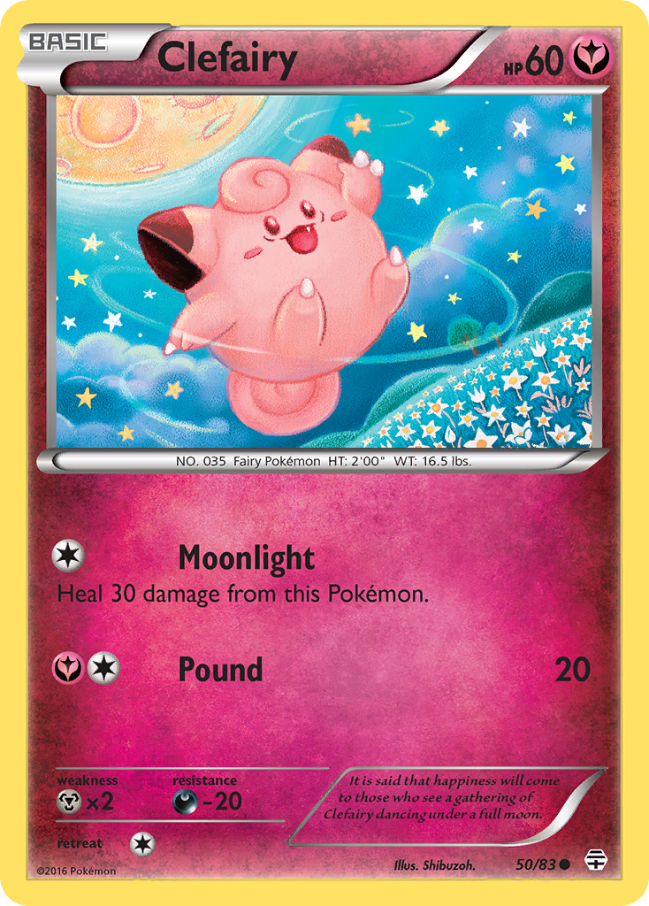 Clefairy (50/83) [XY: Generations] | Galactic Gamez