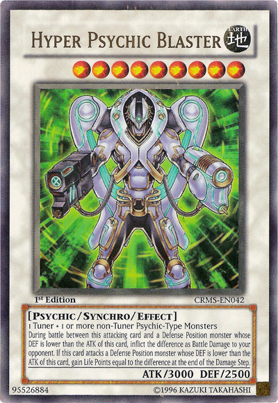 Hyper Psychic Blaster [CRMS-EN042] Ultra Rare | Galactic Gamez