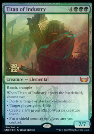 Titan of Industry [Streets of New Capenna Prerelease Promos] | Galactic Gamez