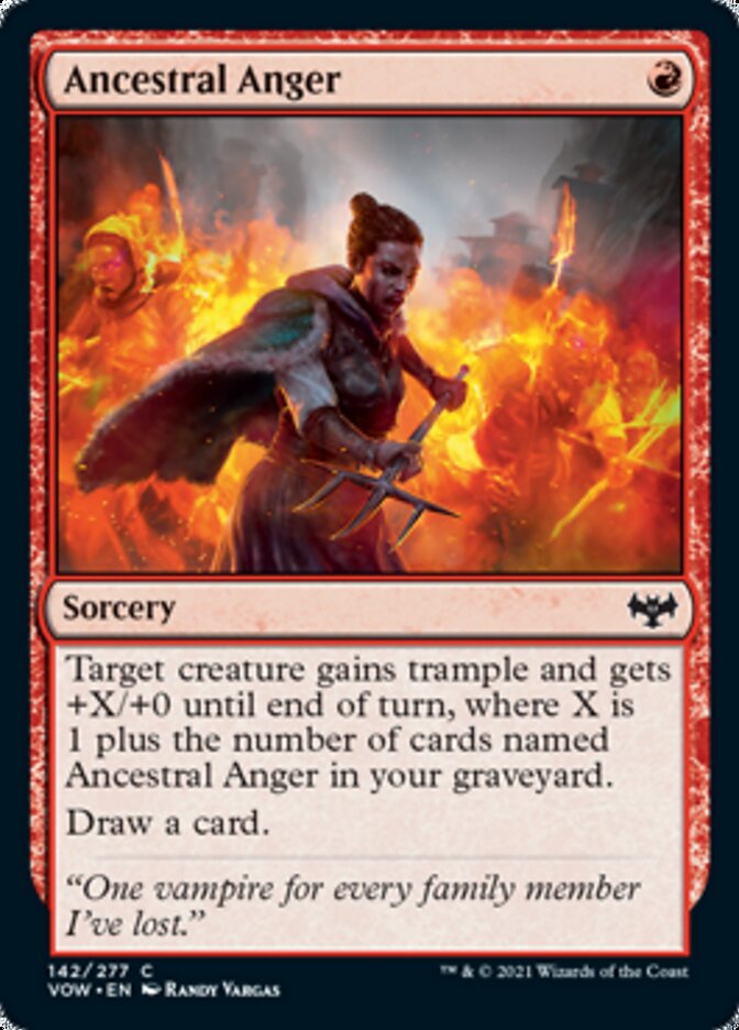 Ancestral Anger [Innistrad: Crimson Vow] | Galactic Gamez